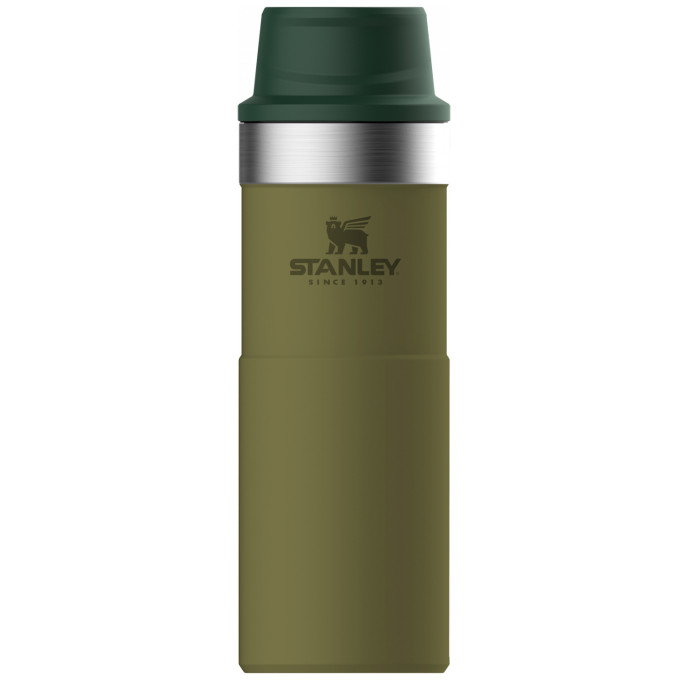 Термокружка Stanley Classic One Hand 2.0, 0,47 л, оливковая